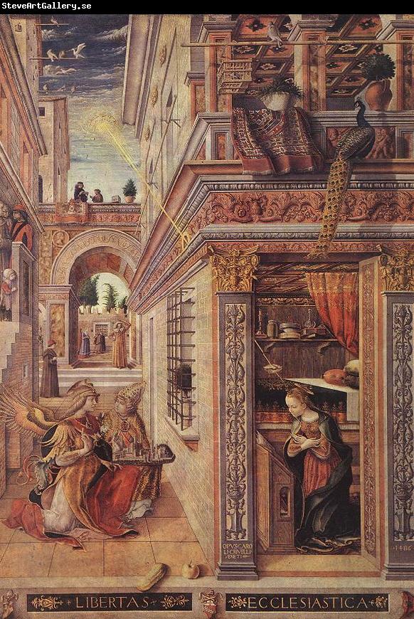 CRIVELLI, Carlo Annunciation with St Emidius fg